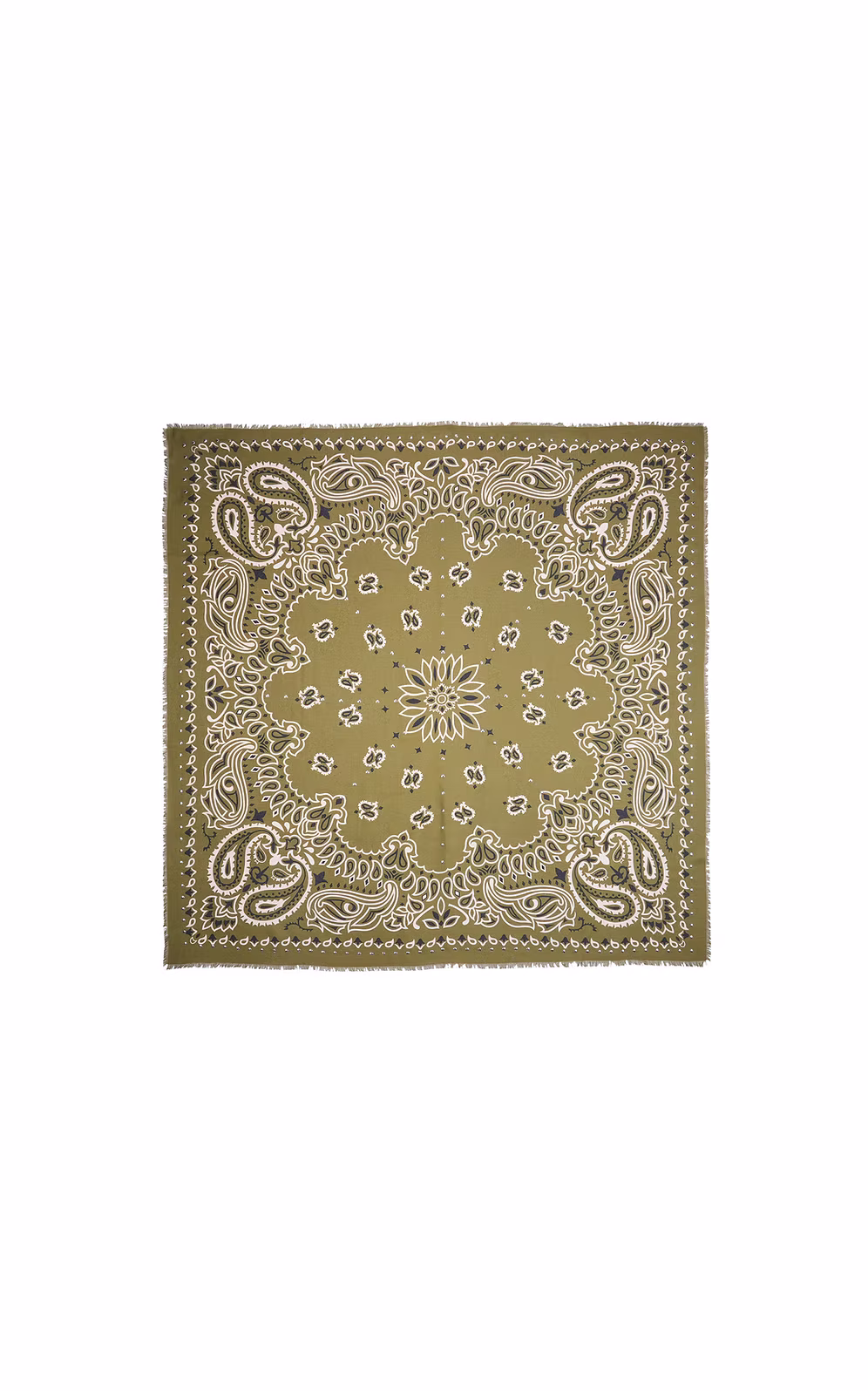 Scarf Paisley Khaki