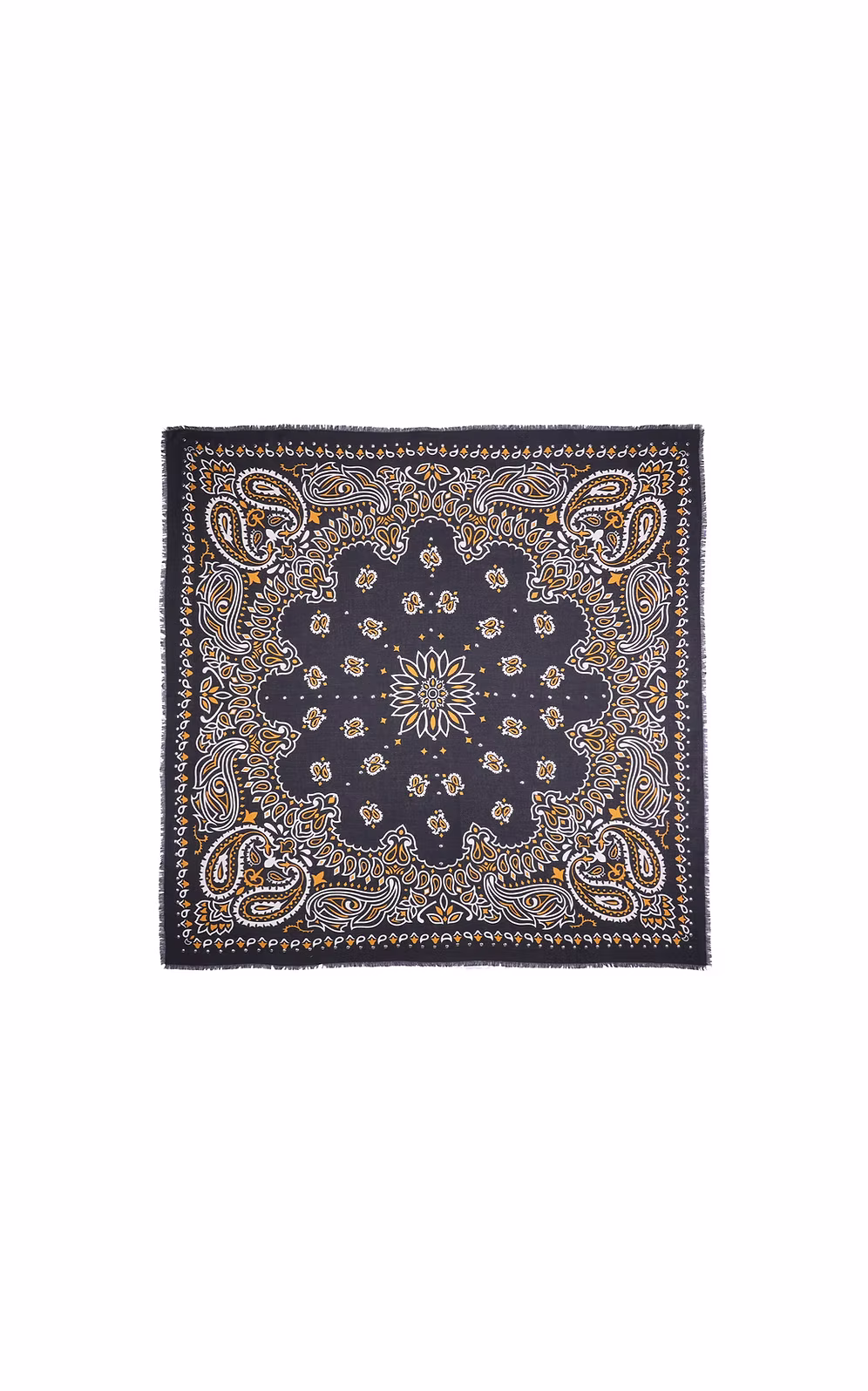 Scarf Paisley Black