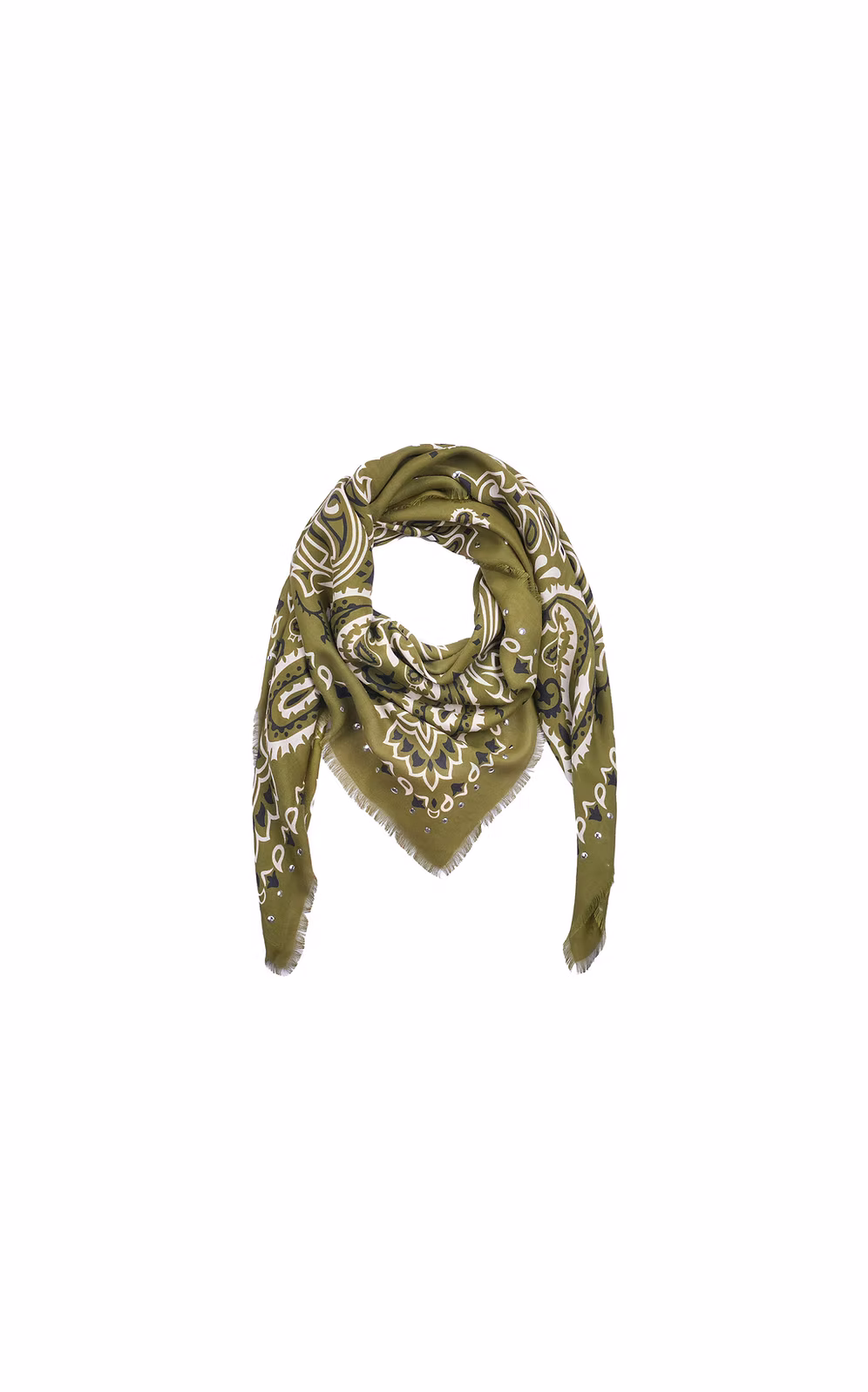 Scarf Paisley Khaki